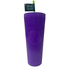 Starbucks Purple Glow in the dark 24oz tumbler